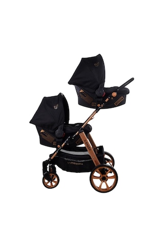 Mamma Twin Gold Travel Sistem İkiz Bebek Arabası