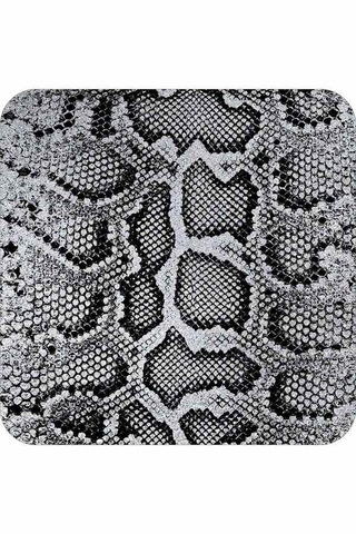 Silver Krokodil Desen Banyo Halısı Klozet Paspas Seti Bs338n11