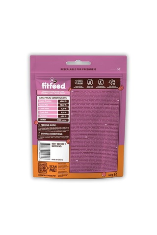 Freeze-dried Çiğ Dana Ciğer & Havuç Köpek Ödül Maması 40g