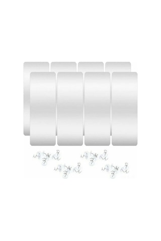 Geeroyoo Kediler İçin Mobilya Koruyucu Set: 8 Adet Şeffaf Pvc Kaplama Ve 20 Çivi