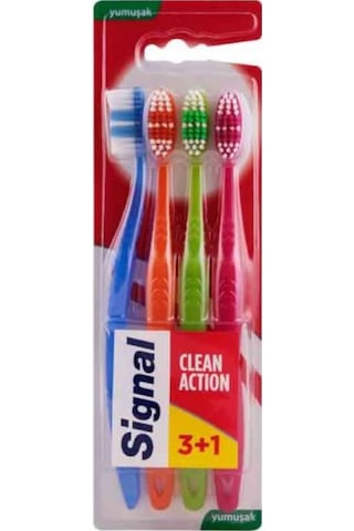 Signal Clean Action 3 + 1 Diş Fırçası Soft