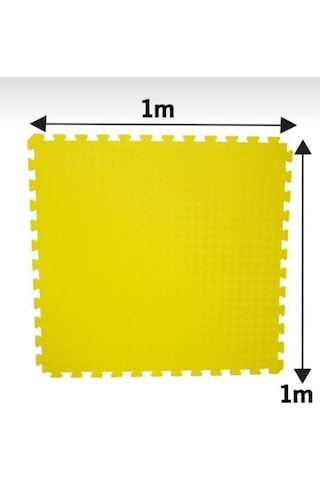 Tatami Zemin Minderi 100X100 13Mm Kalınlık-13Mm 100X100 Sarı