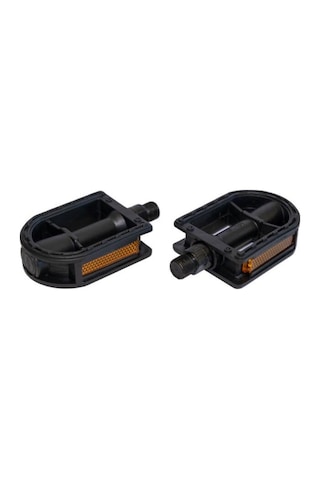 Zozo Pedal Hf-910 W/o Ball, W/ref Reflektörlü Bisiklet Pedalı Plastik Dış Yüzey Siyah