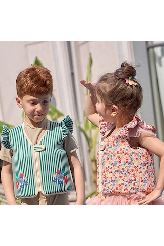 Bahar Ve Yaz Yeni Bebek Mayo Güneş Koruma Yelek Unisex Çocuk Çok Renkli