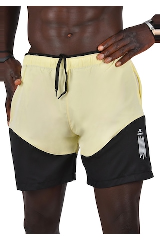 Deepsea Erkek Sarı Hızlı Kuruyan Deniz Şortu 2403000