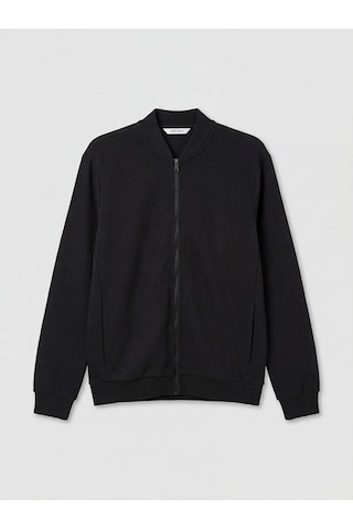 Lc Waikiki Antrasit Dik Yaka Erkek Fermuarlı Sweatshirt