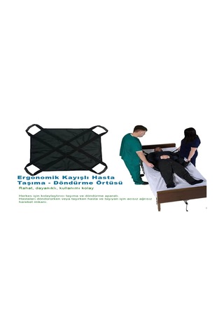 Benlife Hasta Çevirme Aparatı Ergonomik Kayışlı - 75x100cm