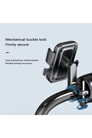 Liangmei Bisiklet Telefon Tutucu Motosiklet Hızlı Kilitleme
