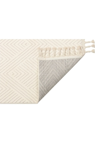 Eko Halı Urban Urb01 Beyaz Kilim Desenli Halı 120X180 Cm