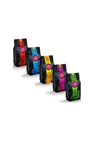 Anisah Dünya Filtre Kahve Çekirdek Set 5 x 250 G Anisah Dünya Filtre Kahve Çekirdek Set 5 x 250 G