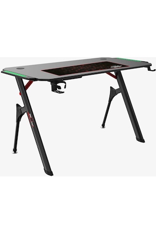 Xdrive Toprak Serisi Profesyonel Rgb Oyuncu Masası 75 x 130 x 60 CM Siyah
