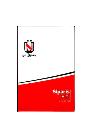 12 Adet Otokopyli Sipariş Fişi 2 Nüsha Kendinden Kopyalı