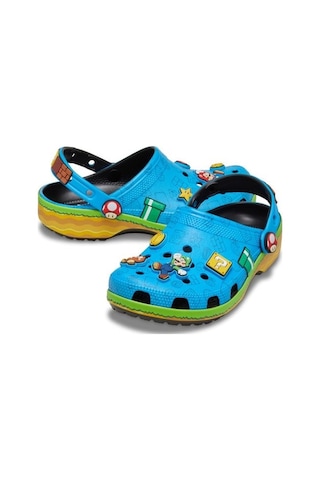 Crocs Super Mario Core Cls Clg K Çocuk Terlik-33683 Mavi