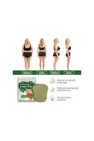 Vkemall Güney Ay Pelinli Ayak Bantları - Stres Azaltma Ve Kan Dolaşımını İyileştirme, 12 Adet