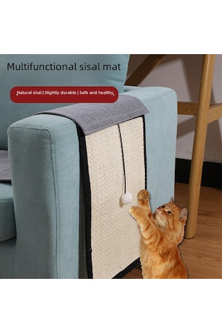 Shineyee Kedi Tırnak Bakımı İçin Dayanıklı Kenevir Mat - Koltuk Koruması, Kolay Temizlenir, Toptan Alım Seçeneği