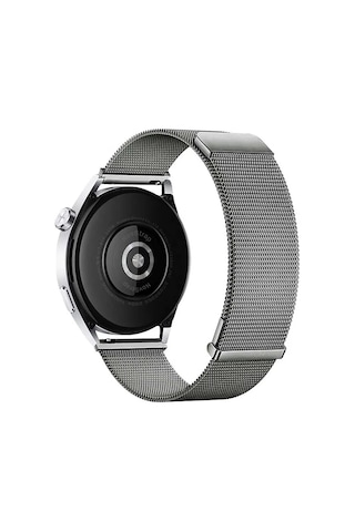 Novstrap Huawei Watch Gt4 41mm Gt5 41mm İle Uyumlu Kordon 18mm Çift Mıknatıslı Lansman Metal Hasır Çelik Kayış