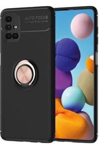 Samsung Galaxy Uyumlu M51 Stantli Yüzüklü Manyetik Kaliteli Ravel Kilif 467058621