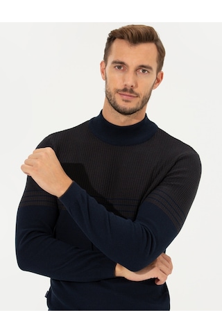 Pierre Cardin Erkek Lacivert Triko Kazak 50258671-vr033 Lacivert