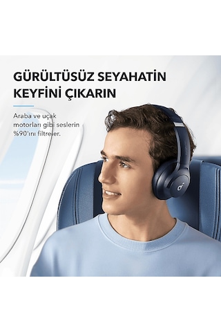 Soundcore Life Q20i Kablosuz Hibrit Nc Bluetooth Kulak Üstü Kulaklık