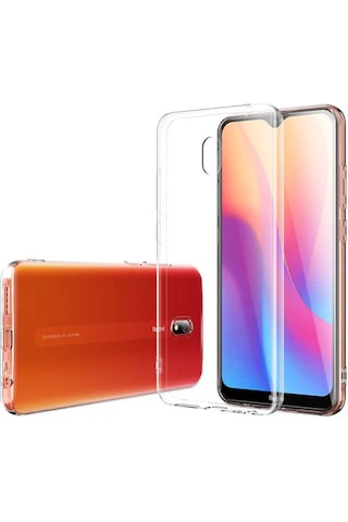 Noktaks - Xiaomi Redmi 8a Uyumlu - Kılıf Şeffaf Soft Slim Fitt Süper Silikon Kapak - Şeffaf