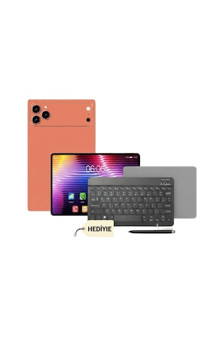 Klavyeli Tablet Pc Kalem Kılıf Ve Ekran Koruyucu Android Set Arka Kapak