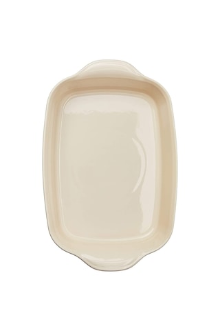 Emile Henry Fırın Kabı Dikdörtgen 42 x 28 cm Ekru/Clay Ekru