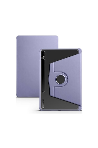 Galaxy Uyumlu Tab S7 Fe Lte T737-t736-t733-t730 Kılıf Zore Termik Kalem Bölmeli Dönebilen Standlı Kılıf