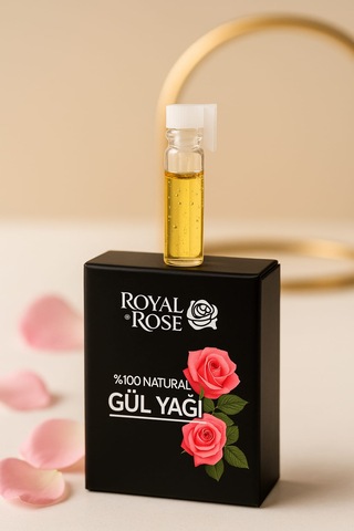 Royal Rose Doğal Gül Yağı 1 ML