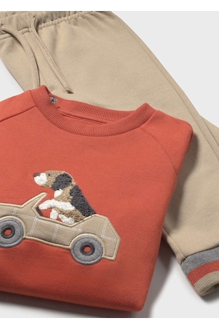 Mayoral Erkek Bebek 3'lü Eşofman Takımı 2841 Turuncu