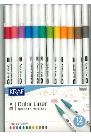 444 Color Lıner Keçeli Kalem 0.5 Mm 12 Li