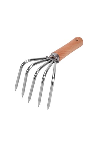 Suntek El Tırmık Ahşap Saplı Kültivatör Kısa-sap-5-diş