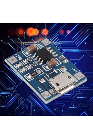 5 Adet 5v Mini Mikro Usb 1a Tp4056 Lityum