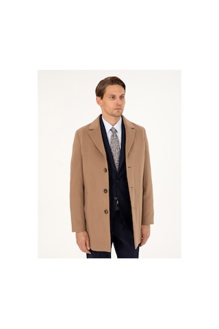 Pierre Cardin Camel Ex. Slim Fit Kaşe Kaban 50291017-vr015