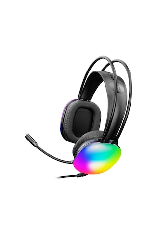 Lecoo HT409 USB Kablolu Mikrofonlu Kulak Üstü RGB Gaming Kulaklık