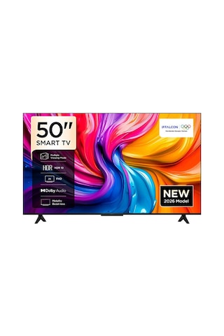 iFFALCON 50S55A 50" 2K QLED Smart TV FHD HDR 10 Gaming Google TV, Dolby Audio, Oyun Modu QLED TV (2026 Model)