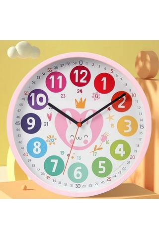 Pazly Zamanı Tavşan06 Tavşan06 Suntek Söyleme Saati Oyun Öğretim Duvar 10 Ss Çok Renkli