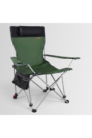 Madfox Prowler Katlanabilir 3 Kademeli Yatabilen Kamp Sandalyesi - Şezlong Green/black Karışık