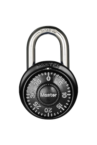 Yaozixa Kombinasyonlu Kilit, Alüminyum Ve Çelikten Yapılmış, Dolap/gimnastik/seyahat Çantası Kilit, Siyah Renk, 1533mcnd