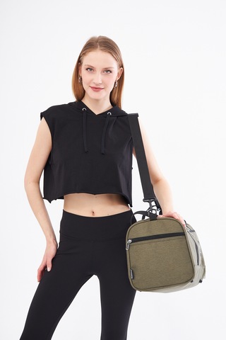 Superbag Seyahat Spor Çantası Haki Kadın Erkek Unisex