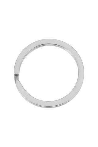30 Adet Gümüş Renk 3 Cm Metal Anahtarlık Halkası