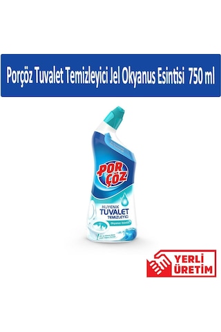 Porçöz Okyanus Esintisi Tuvalet Temizleyici Jel 4 x 750 ML