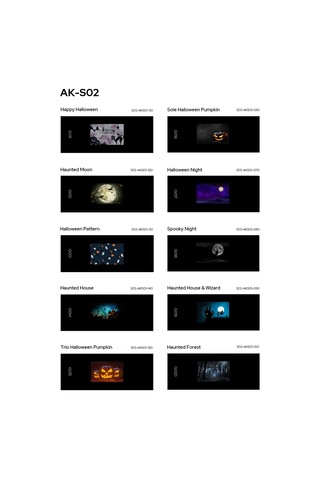 Yaozixa Godox Ak-s02 10'lu Işık Projektör Slayt Seti - Ak-r21 Flaş Uyumlu