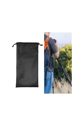 Homyl Bağcıklı Saklama Çantası Hafif Çadır 25cmx80cm Siyah