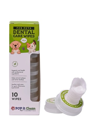 Popitclean Evcil Hayvan Kedi & Köpek Diş Bakım ve Temizleme Mendili