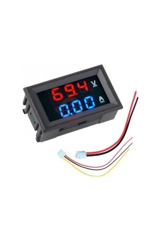 DİJİTAL VOLTMETRE-AMPERMETRE 100V-10A