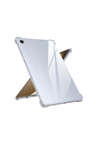 M.tk Moveteck A11+ İle Uyumlu Tablet Kılıfı, Köşe Korumalı, Antishock Şeffaf Silikon, Beyaz Sku: Smgstk1bc13cd44a Arka Kapak