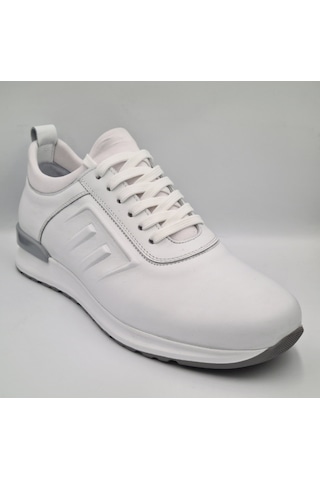 Libero 4195 Beyaz Hakiki Deri Erkek Günlük Casual Sneaker