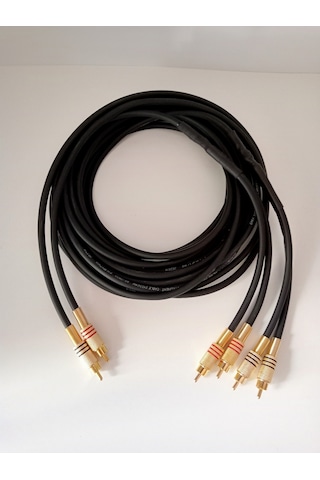 Amfi RCA Kablosu - El Yapım Bakır Parazit Yapmaz 2 Giriş 4 Çıkış