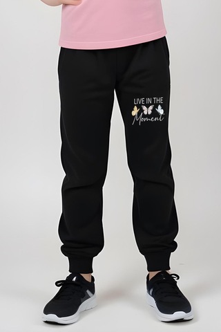 Fyk Kids Kız Çocuk Baskılı Live Kelebek Bel Detayı Lastikli Alt-üst Pijama Takımı Pembe