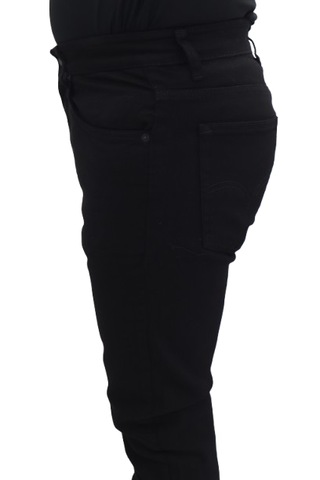 Hacker Jeans Hacker Dmctekstil Erkek 1011 Yüksek Bel Normal Kesim Boru Paça Jean Pantolon siyah